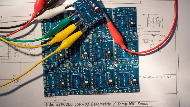 ESP wifi temp logger